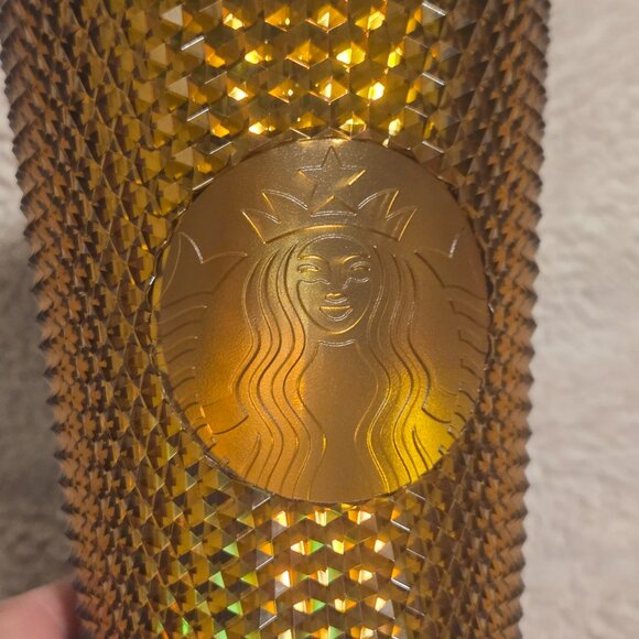 NEW Starbucks 50th Anniversary Honeycomb Studded 16 oz. Grande Cold Cup … - Picture 2 of 8